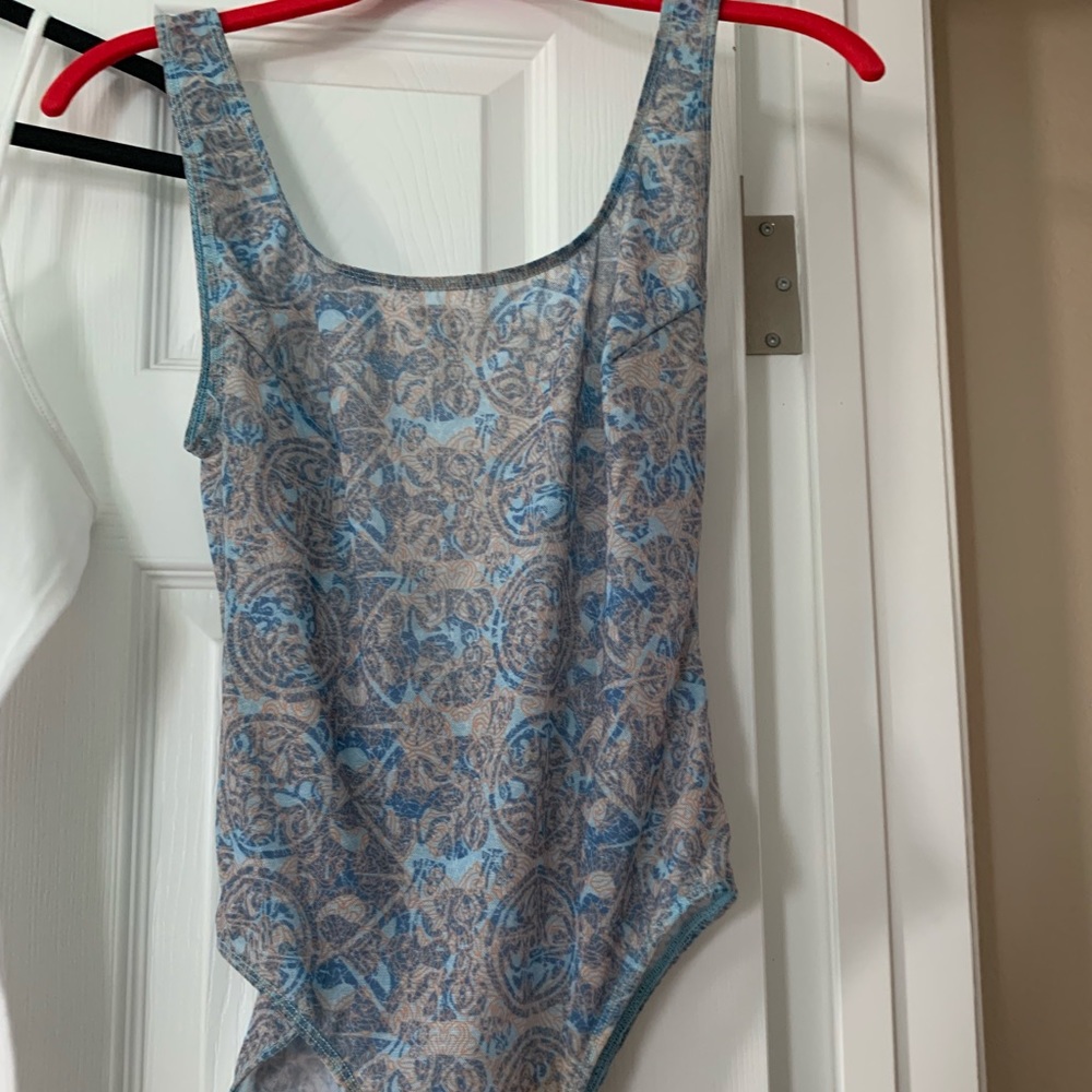 TAN THRU SWIMSUIT